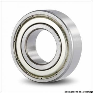 4 mm x 16 mm x 5 mm  skf W 634 Deep groove ball bearings