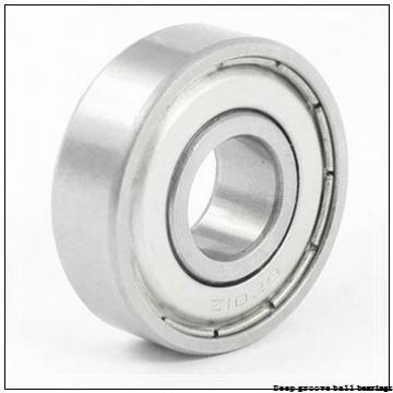 9.525 mm x 22.225 mm x 7.142 mm  skf D/W R6-2RS1 Deep groove ball bearings