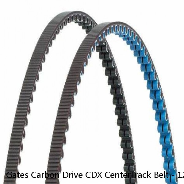 Gates Carbon Drive CDX CenterTrack Belt - 122t, Black