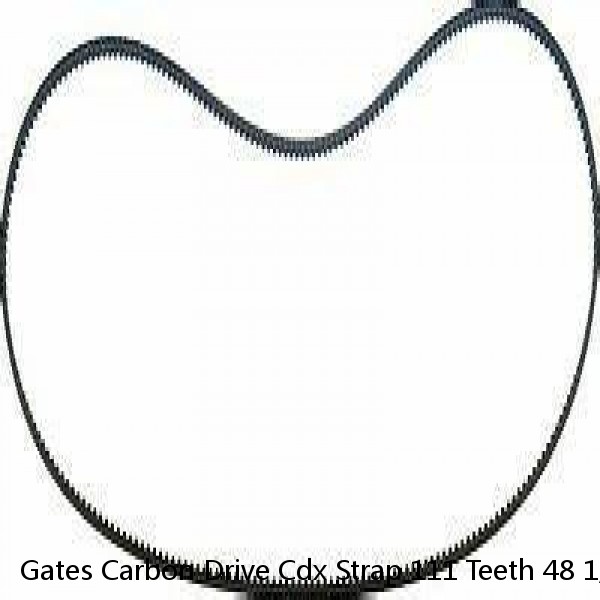 Gates Carbon Drive Cdx Strap 111 Teeth 48 1/16in Black 36 1/12ft-111T-12CT -