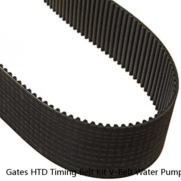 Gates HTD Timing Belt Kit V-Belt Water Pump for 2001-11 Hyundai Accent 1.6L⭐⭐⭐⭐⭐