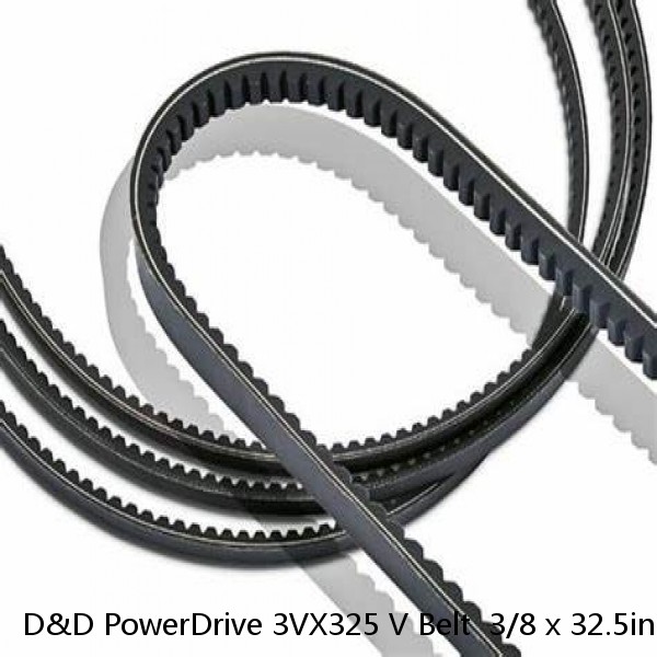 D&D PowerDrive 3VX325 V Belt  3/8 x 32.5in  Vbelt #1 small image