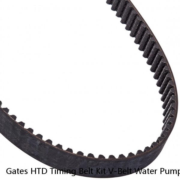 Gates HTD Timing Belt Kit V-Belt Water Pump Valve Cover Gaskets for 06-11 Accent #1 small image