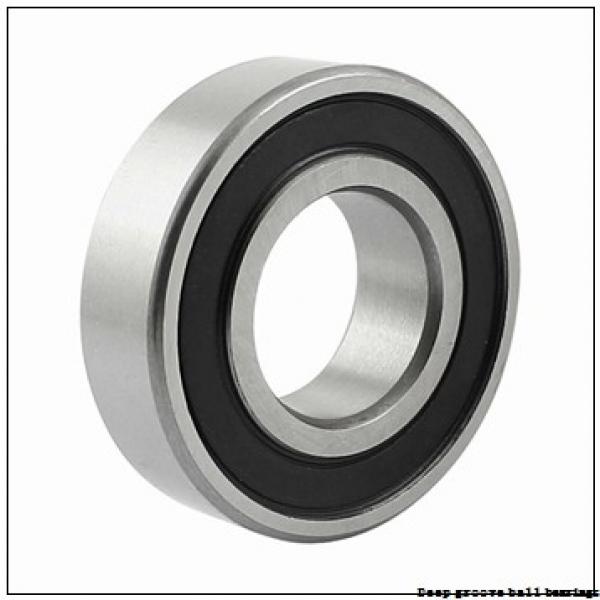 9.525 mm x 22.225 mm x 7.142 mm  skf D/W R6-2RZ Deep groove ball bearings #1 image