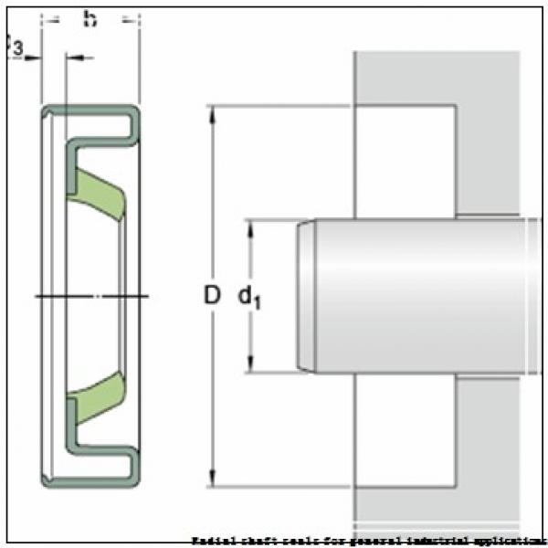 skf 145X230X17 HMSA10 V Radial shaft seals for general industrial applications #3 image