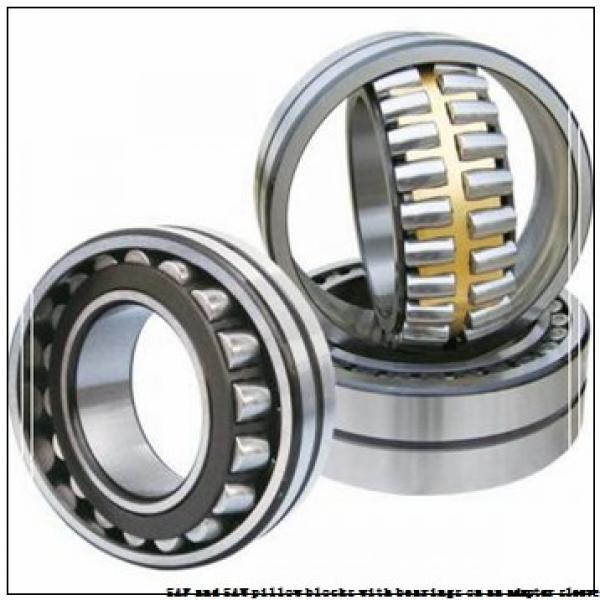 skf SSAFS 23024 KA x 4 SAF and SAW pillow blocks with bearings on an adapter sleeve #1 image