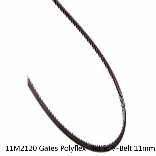 11M2120 Gates Polyflex Metric V-Belt 11mm Top Width 2120mm Outside Length USA #1 image